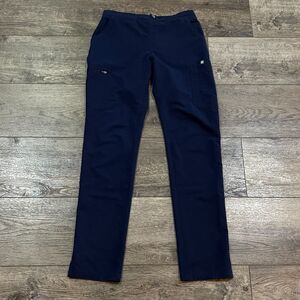 FIGS Scrubs Pants Navy Blue Technical Collection TW2000T - Womens Small/T